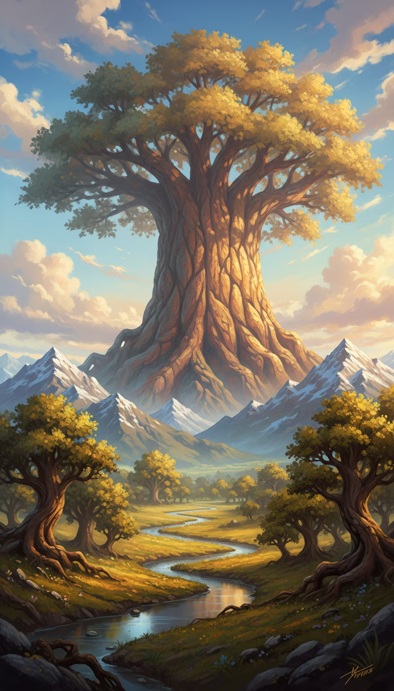 Artwork from World Tree