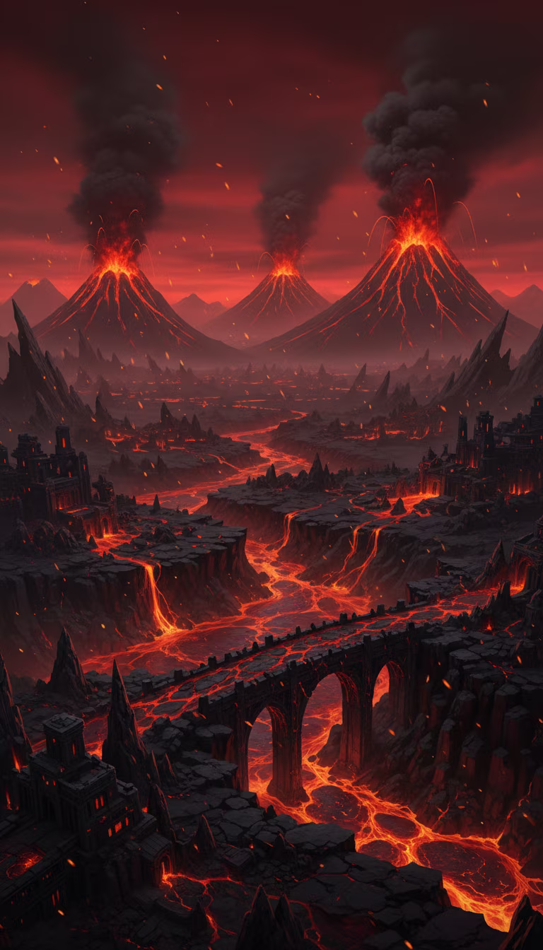 Artwork from Volcanic World