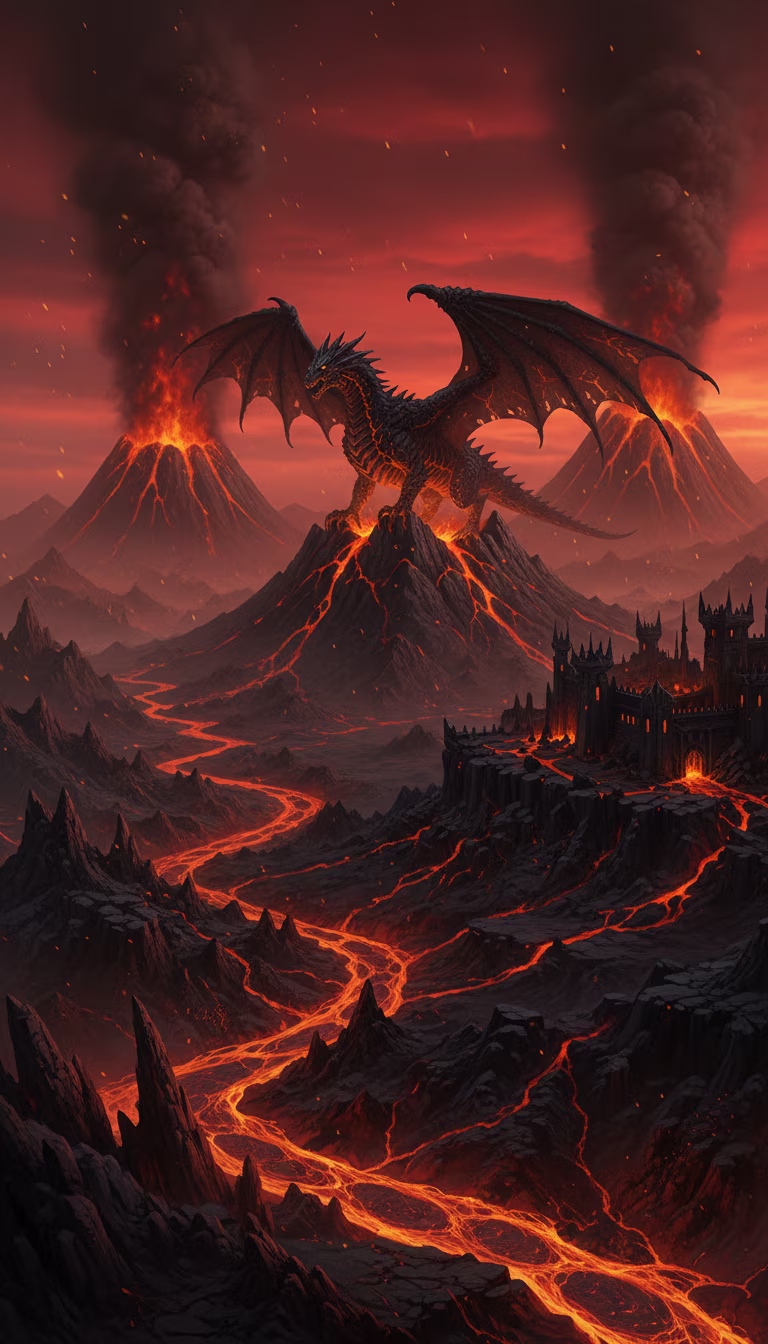 Artwork from Volcanic World