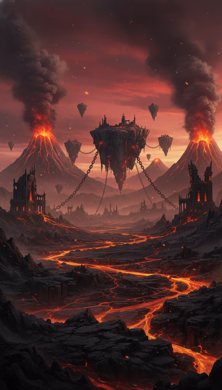 Artwork from Volcanic World