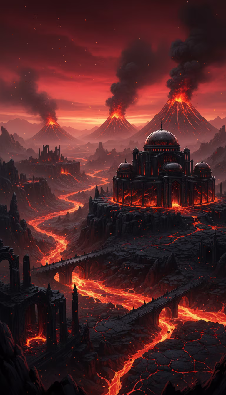 Artwork from Volcanic World