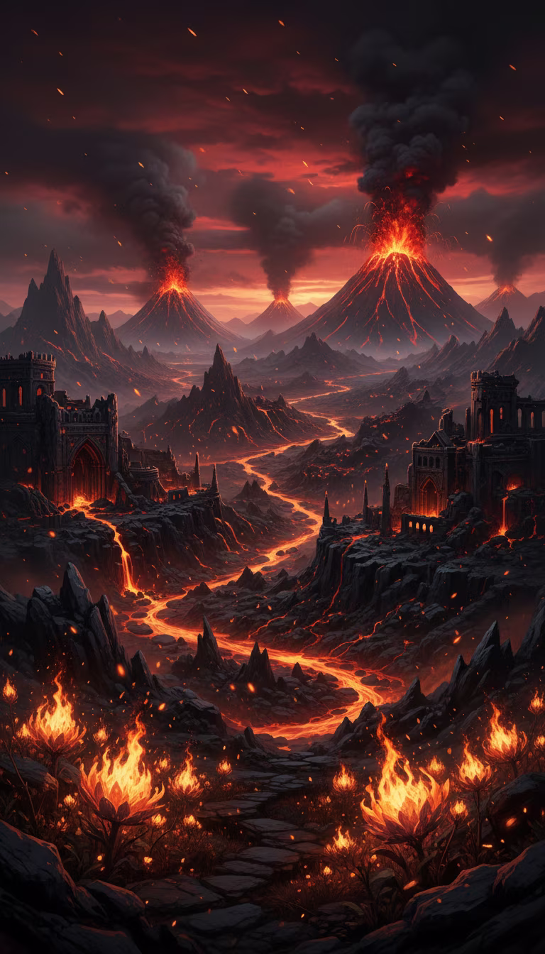 Artwork from Volcanic World