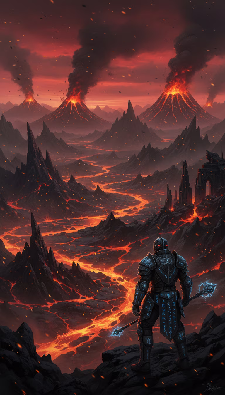 Artwork from Volcanic World