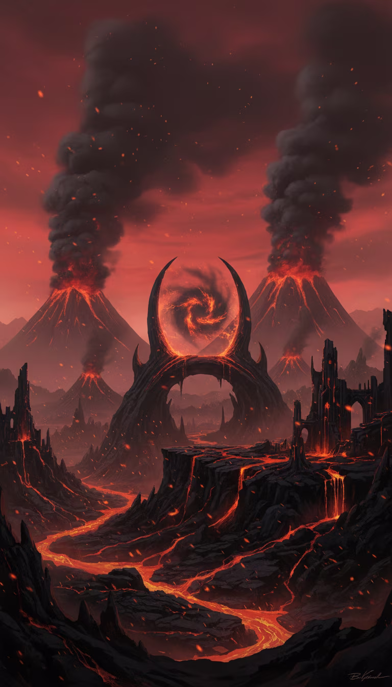 Artwork from Volcanic World