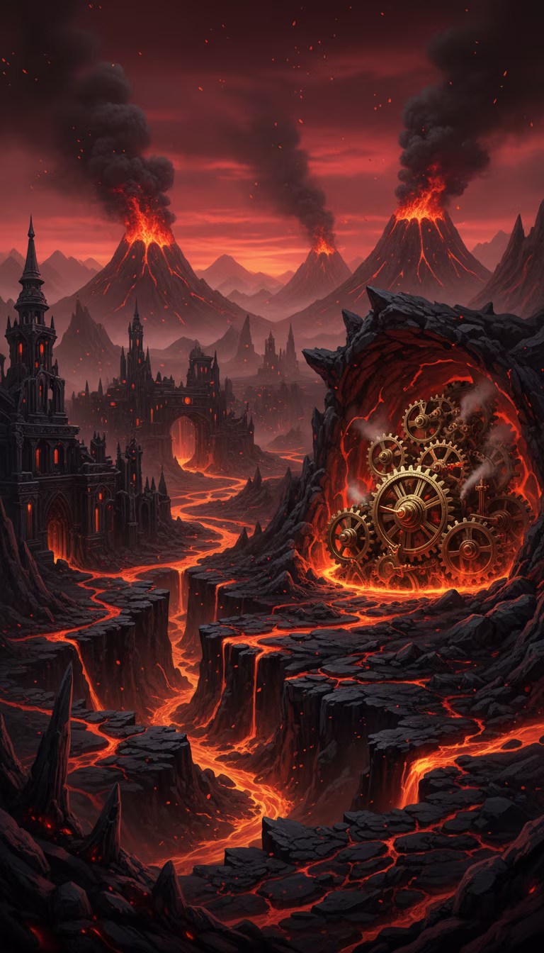 Artwork from Volcanic World