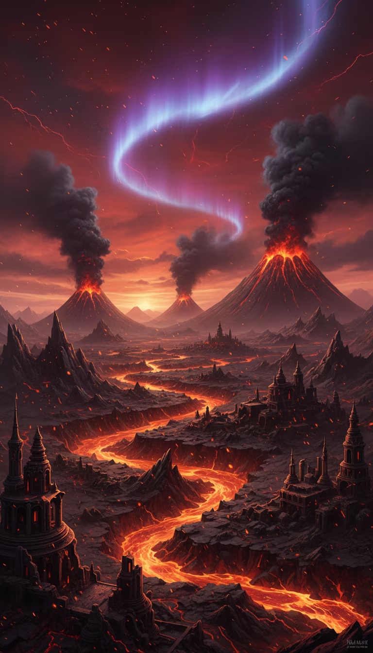 Artwork from Volcanic World