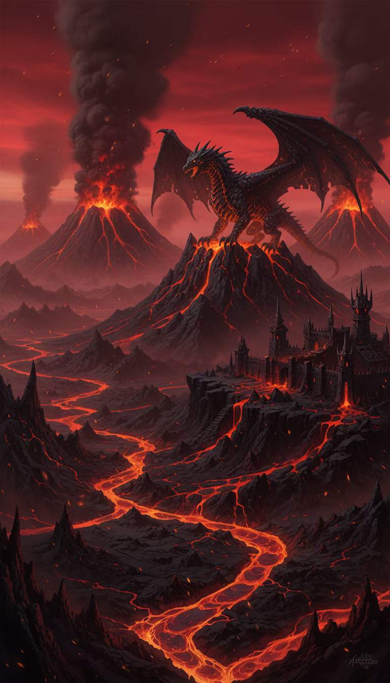 Artwork from Volcanic World