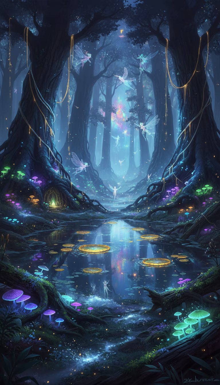 Artwork from Luminous Forest