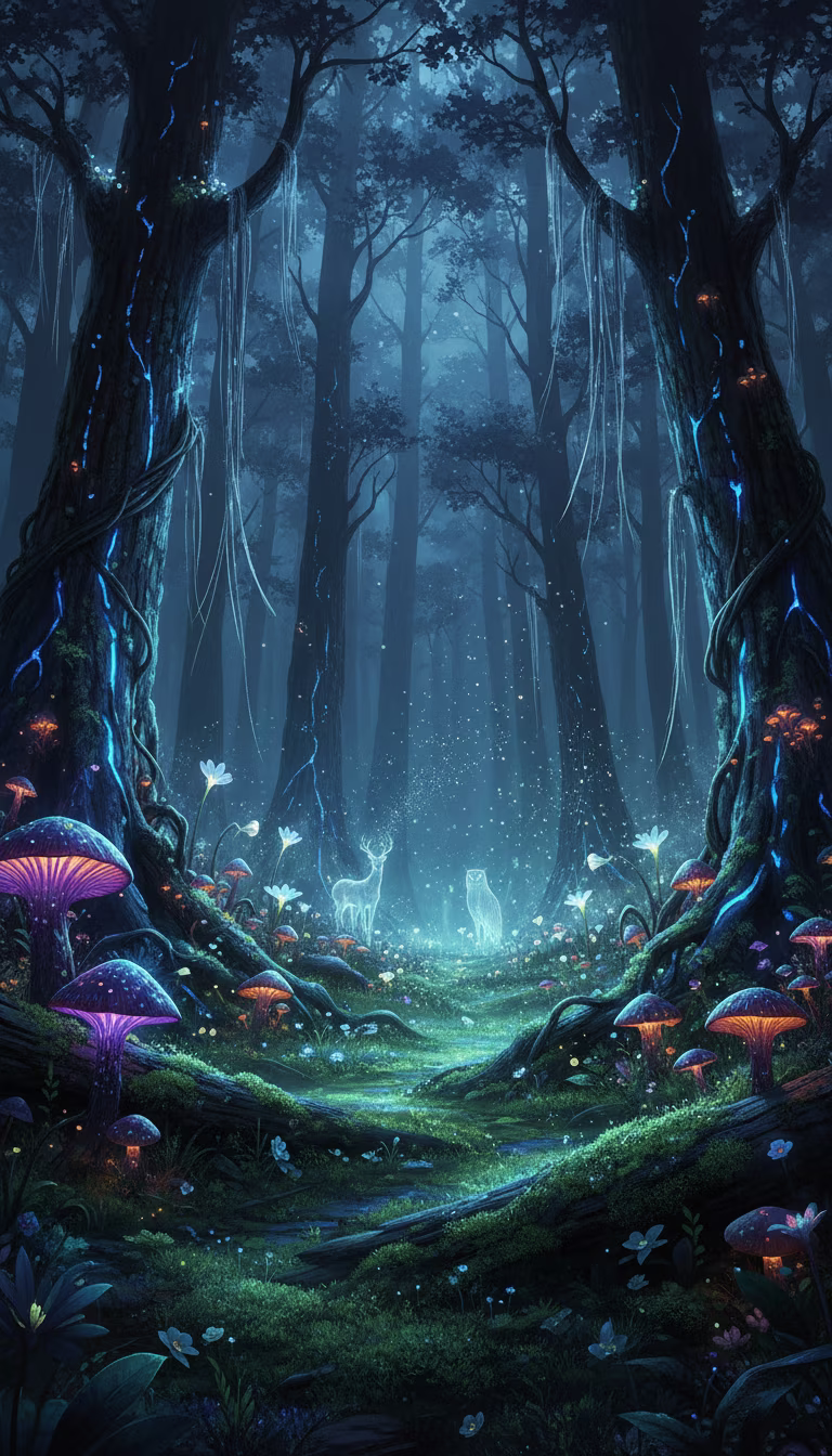 Artwork from Luminous Forest
