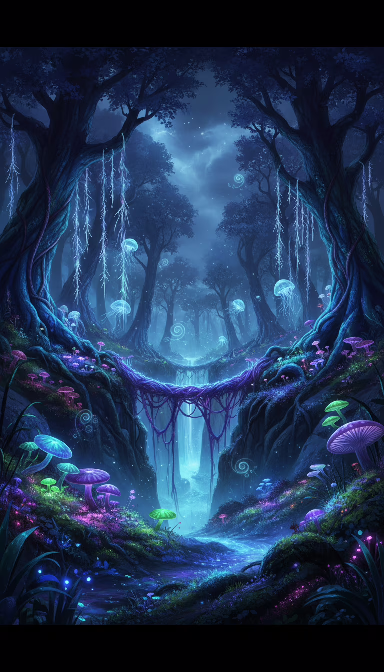 Artwork from Luminous Forest