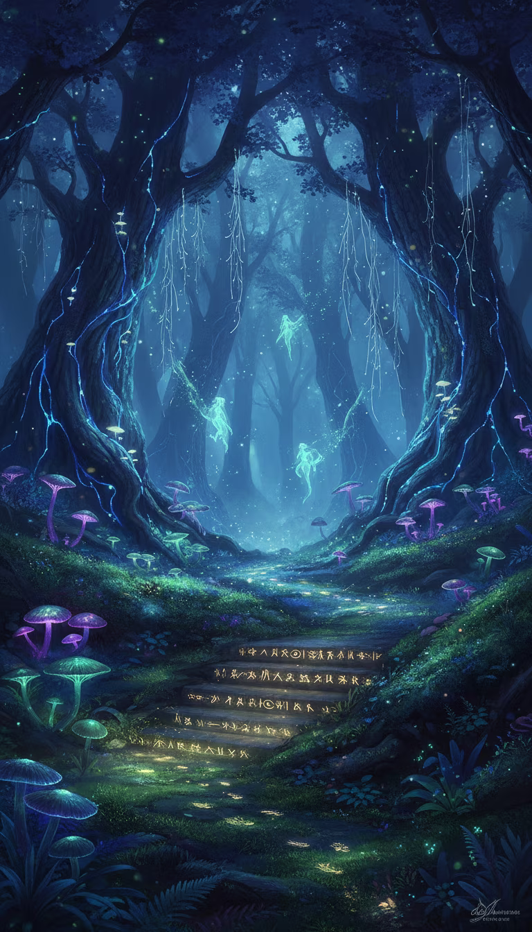 Artwork from Luminous Forest