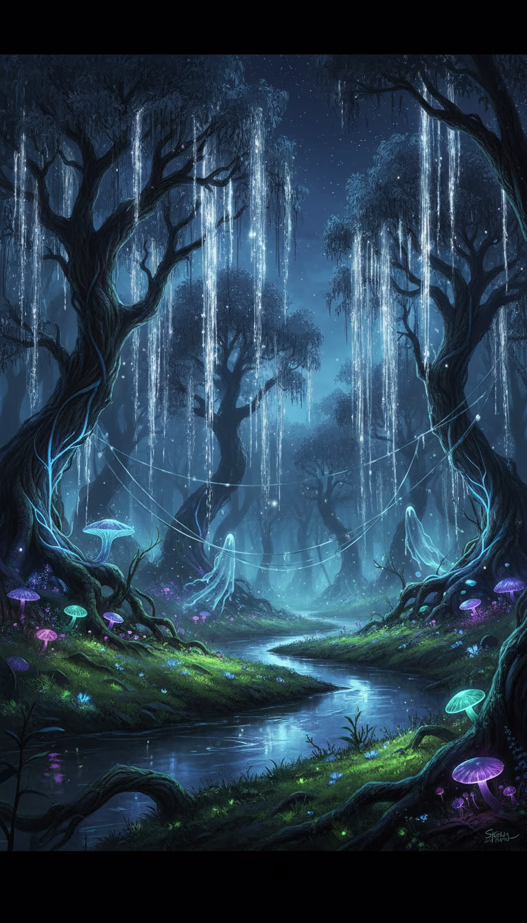 Artwork from Luminous Forest