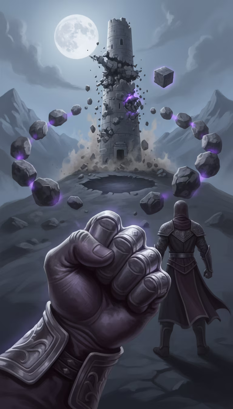 Artwork from Gravity Mage