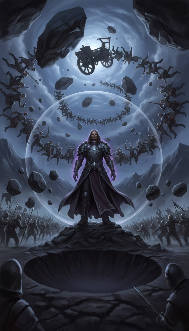 Artwork from Gravity Mage