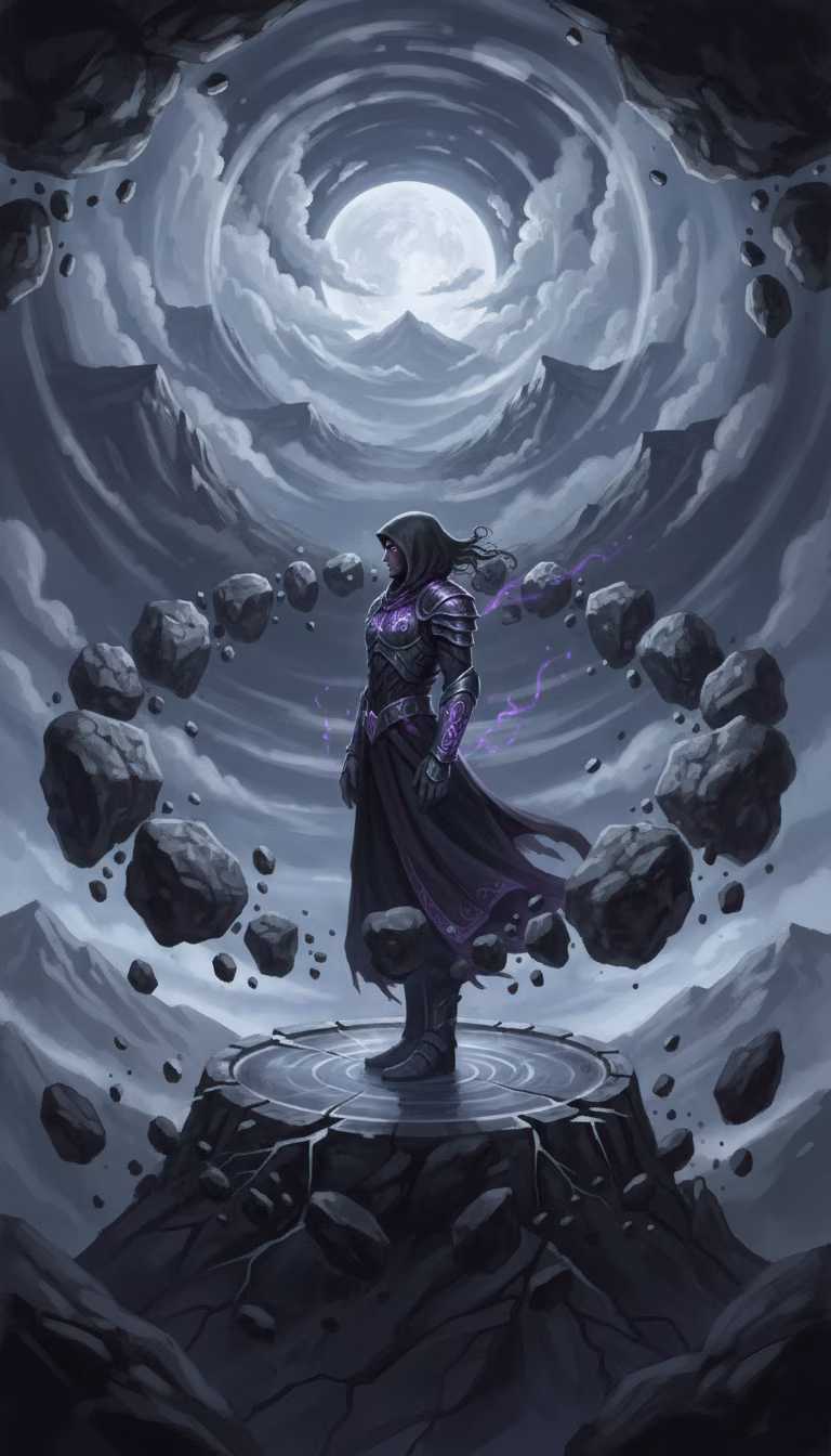 Artwork from Gravity Mage