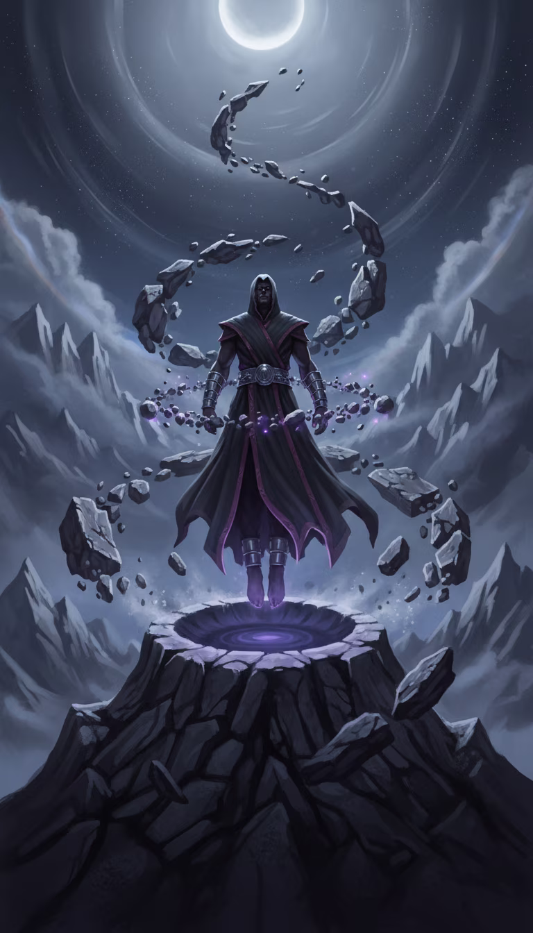 Artwork from Gravity Mage