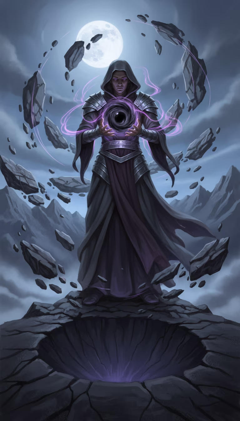 Artwork from Gravity Mage