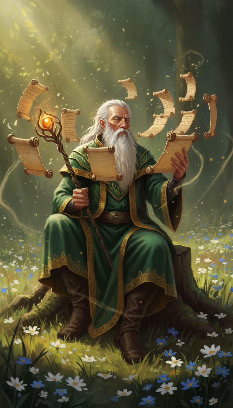 Artwork from Eldritch Sage
