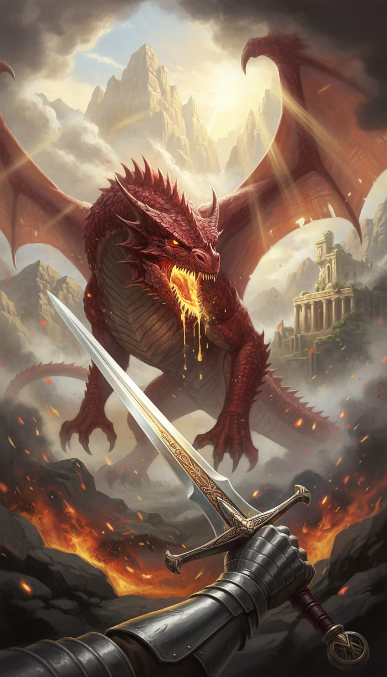 Artwork from Dragon Slayer