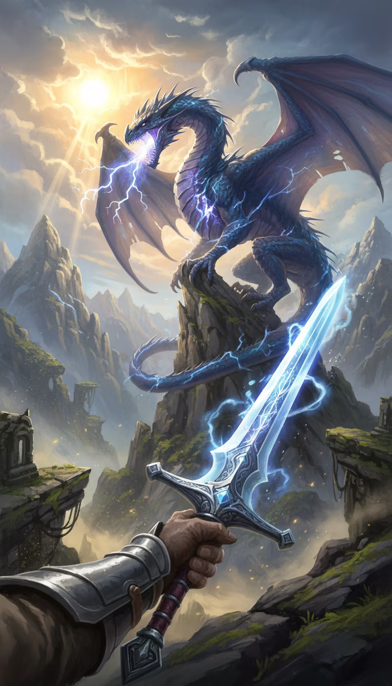 Artwork from Dragon Slayer