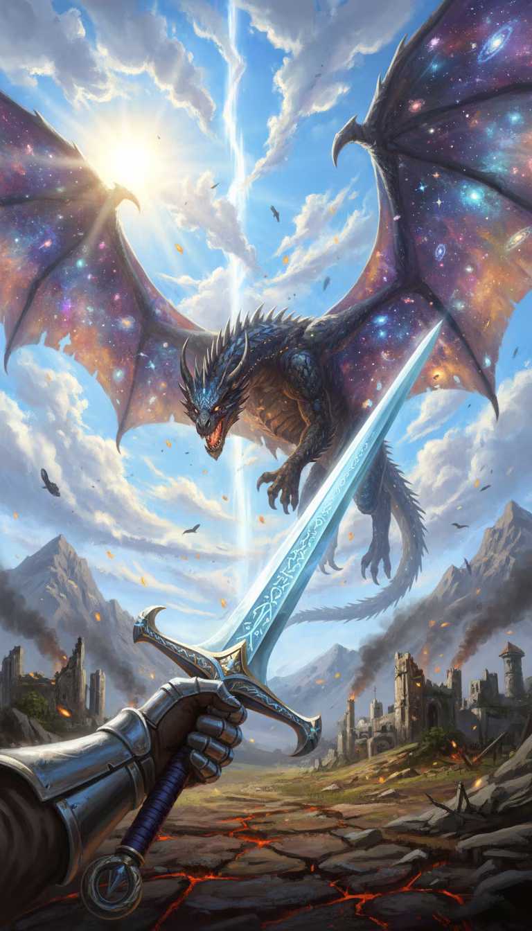 Artwork from Dragon Slayer