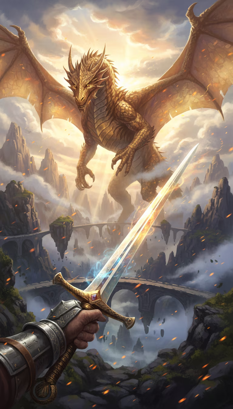 Artwork from Dragon Slayer