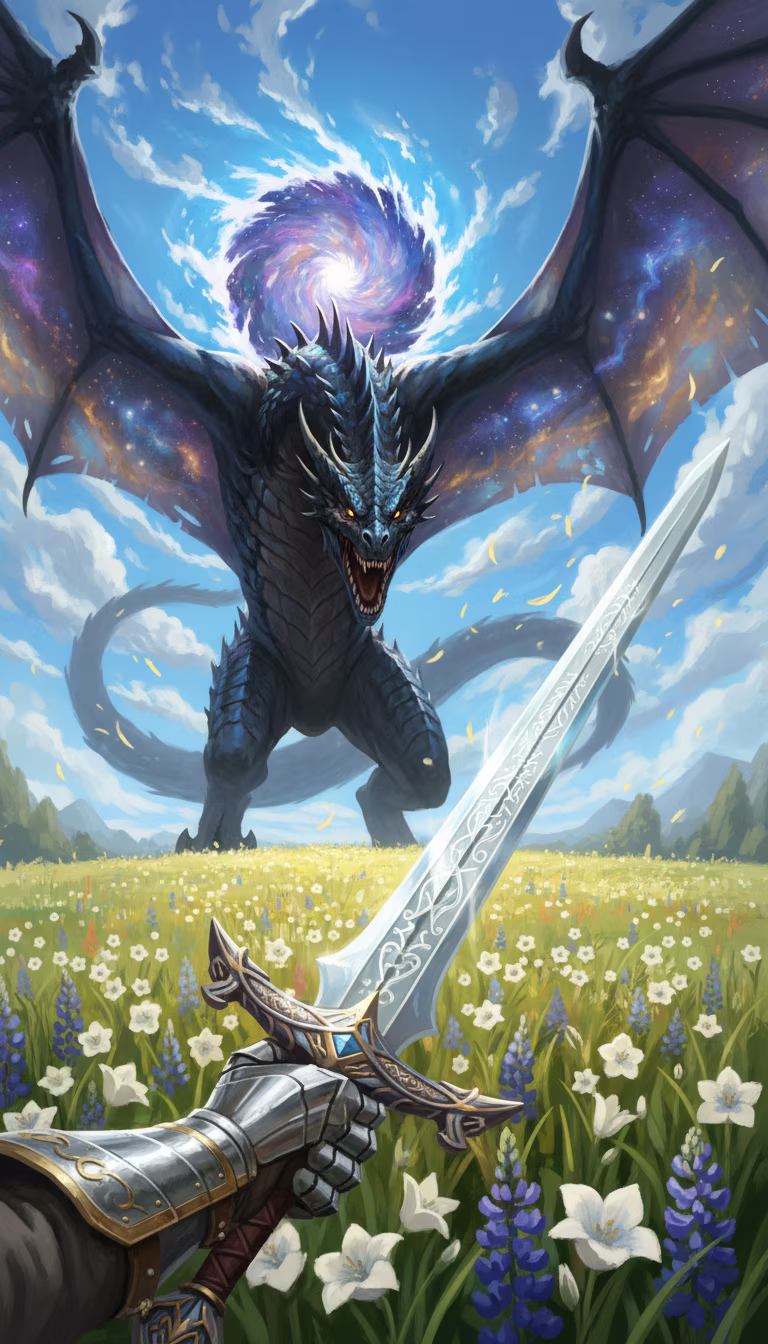 Artwork from Dragon Slayer