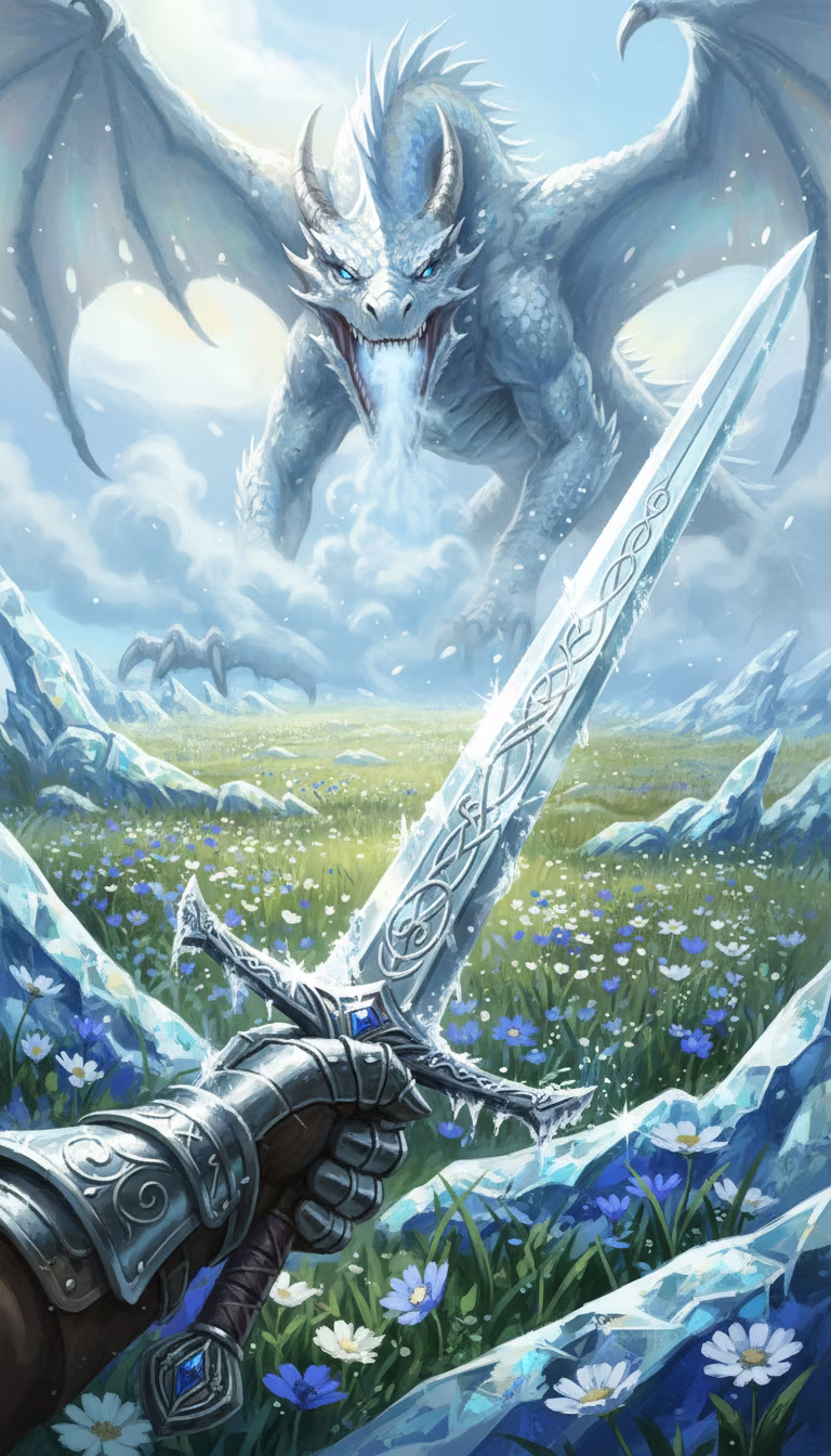 Artwork from Dragon Slayer