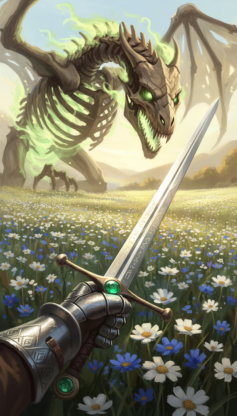 Artwork from Dragon Slayer