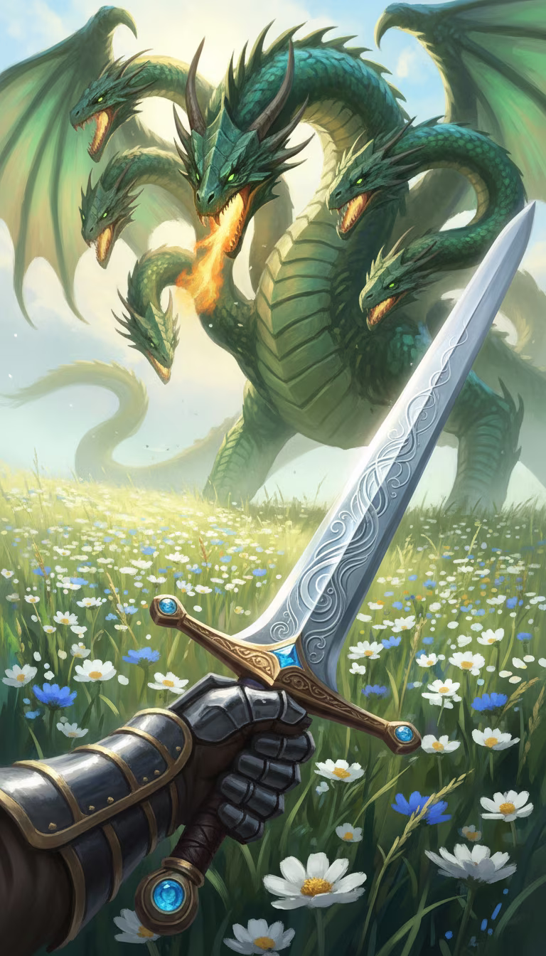 Artwork from Dragon Slayer