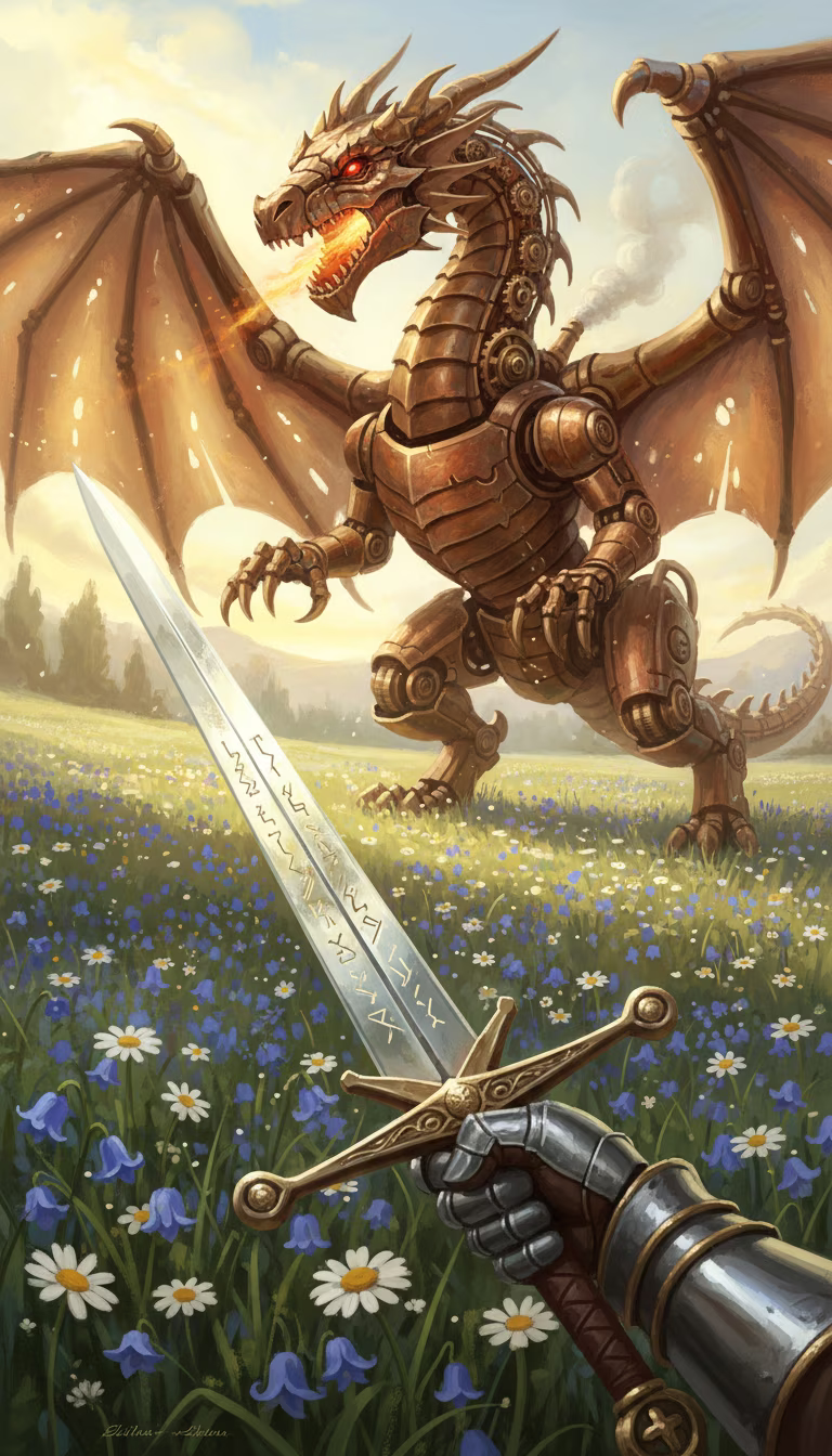 Artwork from Dragon Slayer