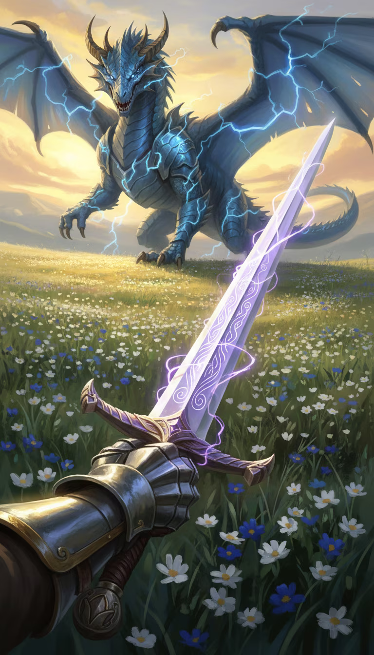 Artwork from Dragon Slayer