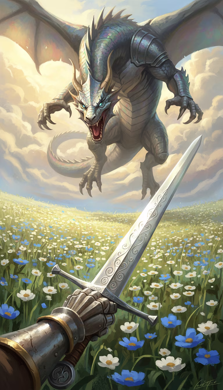Artwork from Dragon Slayer